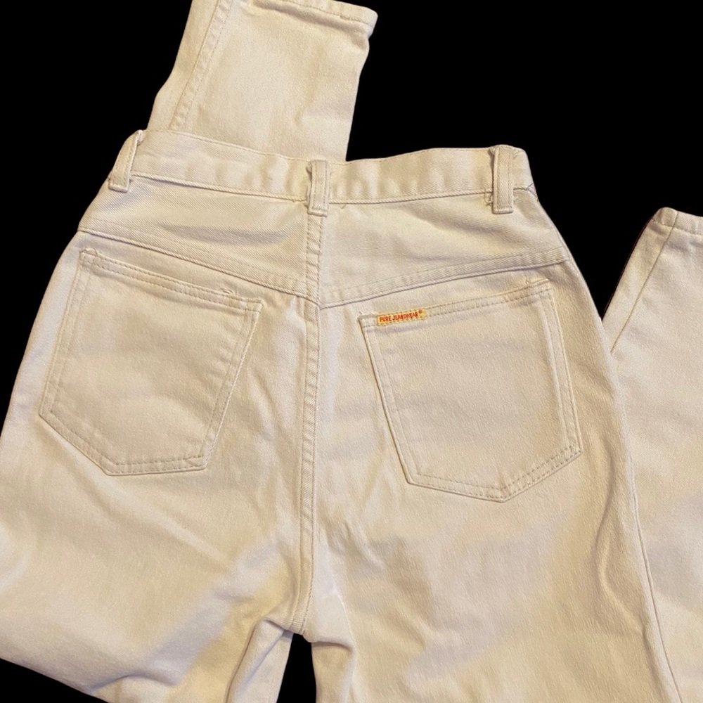 Vintage Cream Mom Jeans